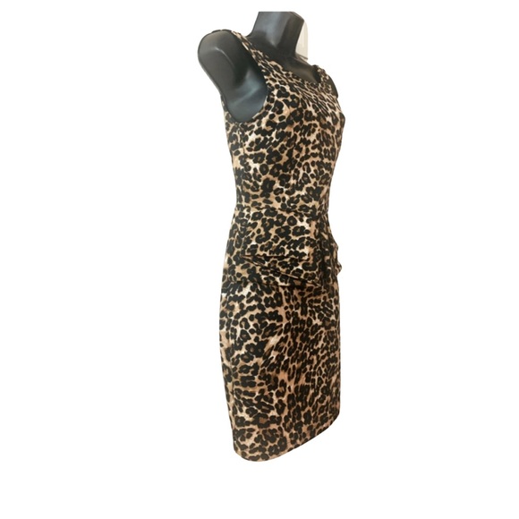 Leopard Lycra Dress Small - Picture 2 of 3